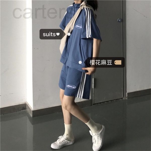 women's tracksuits designer 2022 new hong kong style sportswear women's summer running suit color matching + wide leg casual short, Gray
women's tracksuits designer 2022 new hong kong style sportswear women's summer running suit color matching + wide leg casual short, Gray