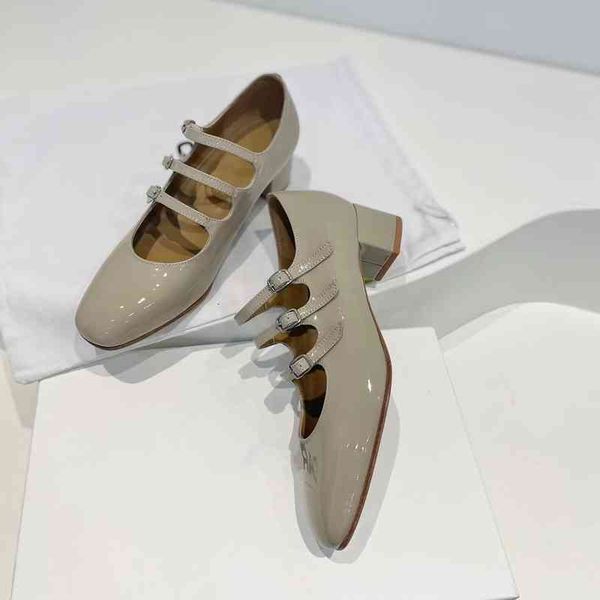 retro women's dress shoes varnish leather cleats mary janes wedding dress square head medium and high heels buckle series in, Black
retro women's dress shoes varnish leather cleats mary janes wedding dress square head medium and high heels buckle series in, Black