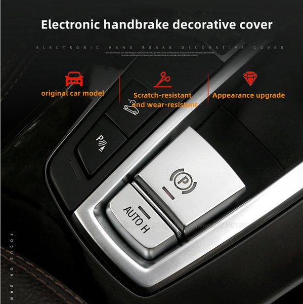 car electronic handbrake automatic parking button decorative stickers for bmw 3 5 6 7 series x1 x3 x4 x5 x6 f30 e90 e92 f10 gt accessory int
car electronic handbrake automatic parking button decorative stickers for bmw 3 5 6 7 series x1 x3 x4 x5 x6 f30 e90 e92 f10 gt accessory int