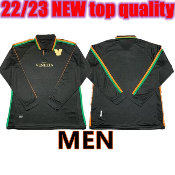 22 23 venezia fc long sleeves soccer jerseys home black away white third blue 4th red 10# aramu 11# forte venice 2022 2023 busio 27# footbal, Black;yellow
22 23 venezia fc long sleeves soccer jerseys home black away white third blue 4th red 10# aramu 11# forte venice 2022 2023 busio 27# footbal, Black;yellow
