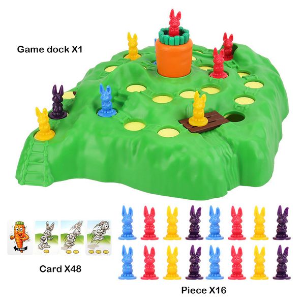bunny cross country game chess trap toy puzzle early learning children board games rabbit trap deskgame
bunny cross country game chess trap toy puzzle early learning children board games rabbit trap deskgame