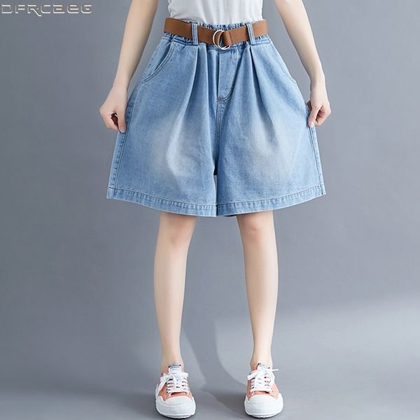 loose plus size women denim shorts casual oversized wide leg short jean femme elastic waist boyfriend shorts jeans with belt y200403, White;black
loose plus size women denim shorts casual oversized wide leg short jean femme elastic waist boyfriend shorts jeans with belt y200403, White;black