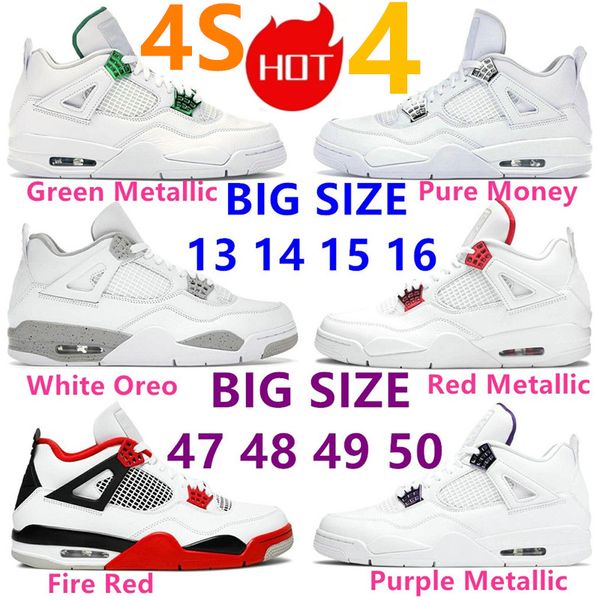 big size 14 15 16 white oreo 4 4s high red thunder basketball shoes university blue cement bred pure money motorsport designer sneakers wome
big size 14 15 16 white oreo 4 4s high red thunder basketball shoes university blue cement bred pure money motorsport designer sneakers wome