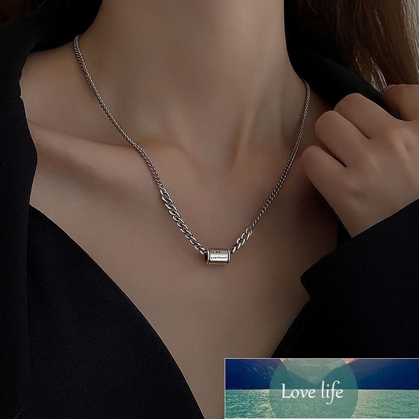 korean style s925 silver interlocked ring necklace women's retro fashion letter simplicity clavicle chain elegant hip hop sweater chain
korean style s925 silver interlocked ring necklace women's retro fashion letter simplicity clavicle chain elegant hip hop sweater chain