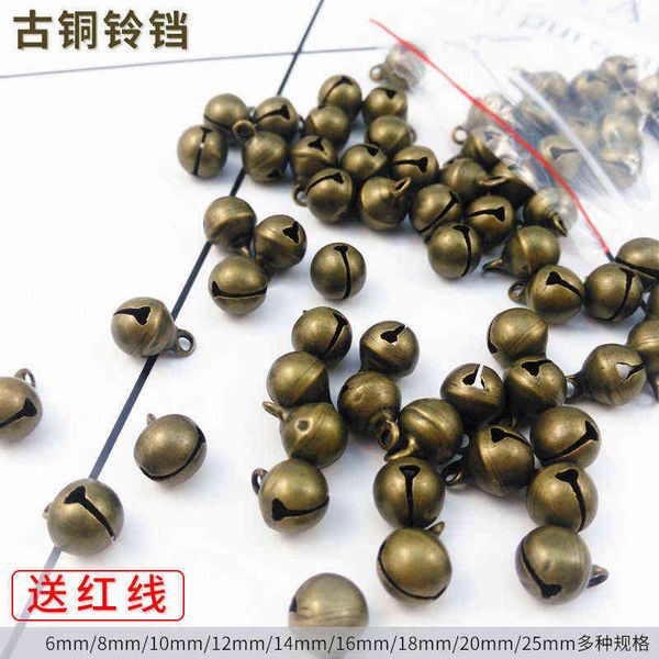 factory outlet small bell bronze christmas new year's day pendant copper diy jewelry accessories beading material
factory outlet small bell bronze christmas new year's day pendant copper diy jewelry accessories beading material