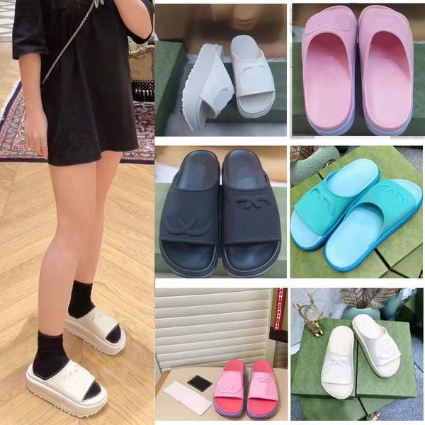 2022 g's new thick-soled slippers open-toe non-slip one word waterproof brand women's sandals beach slides taly designer platform, Black
2022 g's new thick-soled slippers open-toe non-slip one word waterproof brand women's sandals beach slides taly designer platform, Black