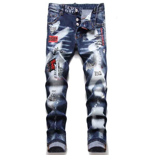 dsq2 italy dsq brand men jeans pant slim letter moto & biker jeans pants blue hip hop hole summer style
dsq2 italy dsq brand men jeans pant slim letter moto & biker jeans pants blue hip hop hole summer style