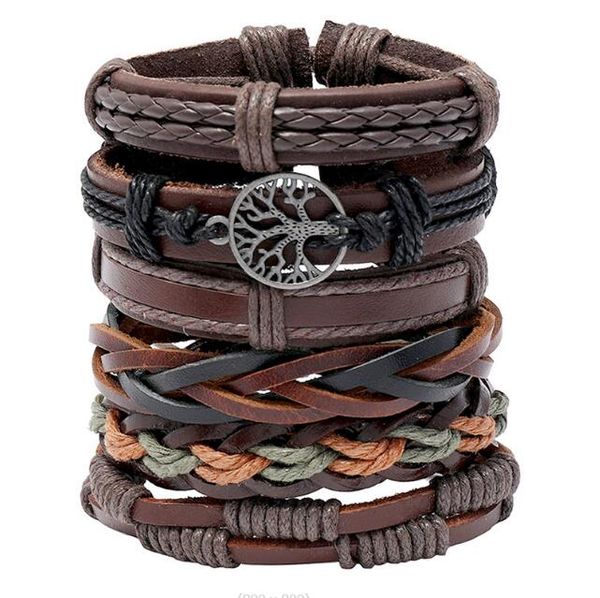 fashion wishing tree series men woman cowhide bracelet diy beaded strands combination suit bracelet 6styles/1set, Black
fashion wishing tree series men woman cowhide bracelet diy beaded strands combination suit bracelet 6styles/1set, Black