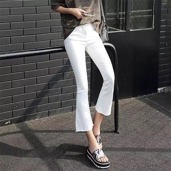 mingjiebihuo fashion woman jeans korean new arrival ol lady casual jeans with zipper mid waisted solid flare jeans plus size lj201013, Blue
mingjiebihuo fashion woman jeans korean new arrival ol lady casual jeans with zipper mid waisted solid flare jeans plus size lj201013, Blue