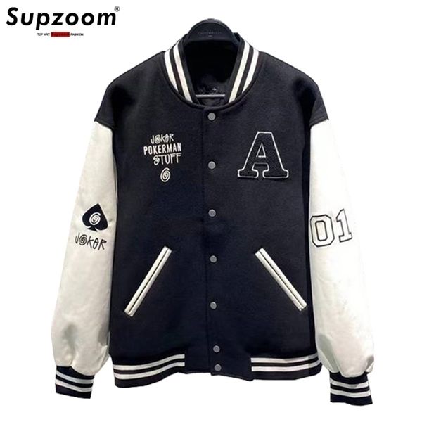 arrival fashion character loose cotton embroidery bomber coat autumn baseball suit casual printed female jacket w220816, Black;brown
arrival fashion character loose cotton embroidery bomber coat autumn baseball suit casual printed female jacket w220816, Black;brown
