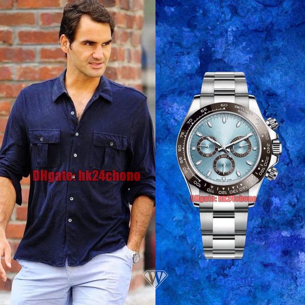 n factory v4 luxury watches roger federer 116506 40mm ceramic bezel cal.4130 automatic chronograph mens watch ice blue dial 904l steel brace, Slivery;brown
n factory v4 luxury watches roger federer 116506 40mm ceramic bezel cal.4130 automatic chronograph mens watch ice blue dial 904l steel brace, Slivery;brown