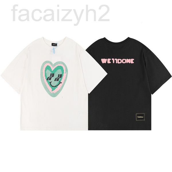 men's t-shirts designer 2022 korean new we11done peach heart gradient smiling face print loose summer round neck short sleeve t-shirt z, White;black
men's t-shirts designer 2022 korean new we11done peach heart gradient smiling face print loose summer round neck short sleeve t-shirt z, White;black