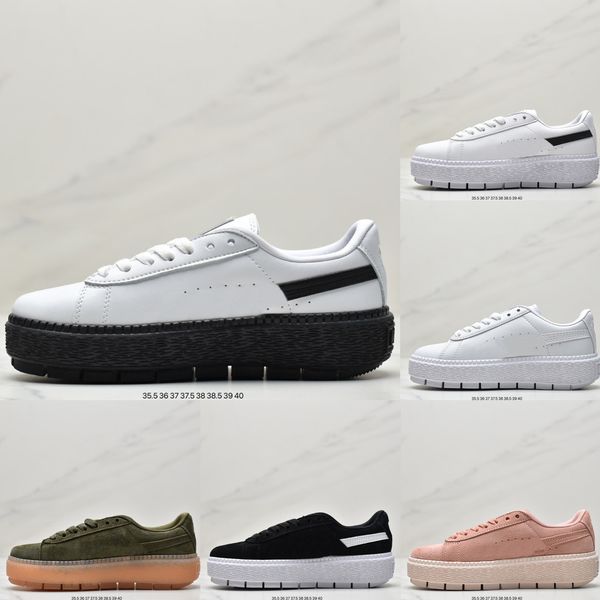 2022 rihanna 2 suede platform shoes thick-soled sponge cake casual shoes women black white running sneaker luxury designer womens sneakers
2022 rihanna 2 suede platform shoes thick-soled sponge cake casual shoes women black white running sneaker luxury designer womens sneakers