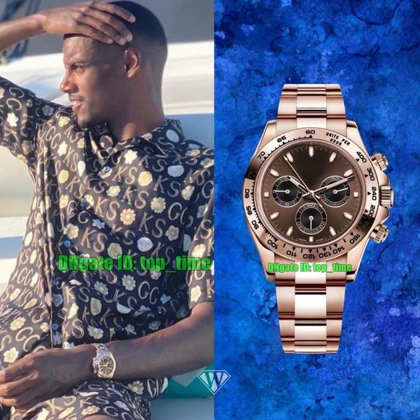 n factory v4 luxury watches 116505 40mm 904l cal.4130 automatic chronograph mens watch chocolate dial rose gold bracelet gents wristwatches, Slivery;brown
n factory v4 luxury watches 116505 40mm 904l cal.4130 automatic chronograph mens watch chocolate dial rose gold bracelet gents wristwatches, Slivery;brown