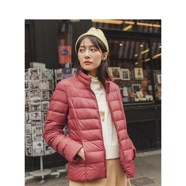 autumn winter arrival women light weight causal down coat y201026, Black