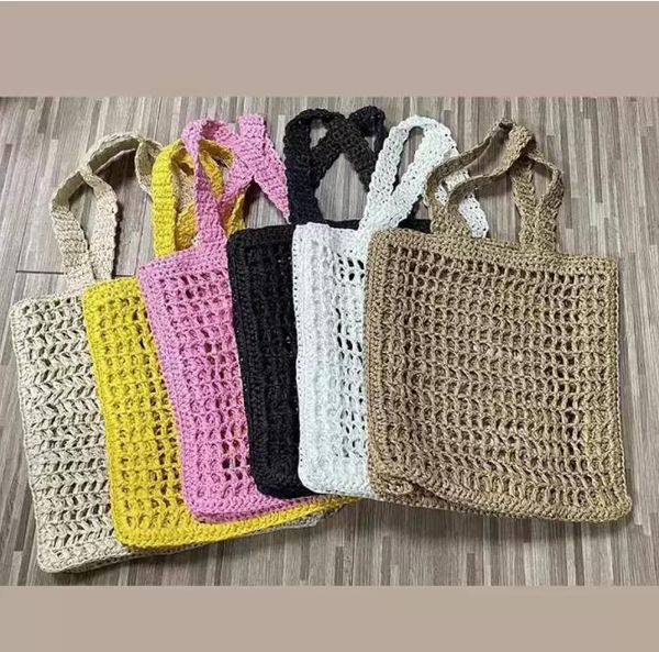 2022 outdoor bags fashion mesh hollow woven shopping-bags for summer straw tote bag shoulder bag 6colors no box
2022 outdoor bags fashion mesh hollow woven shopping-bags for summer straw tote bag shoulder bag 6colors no box