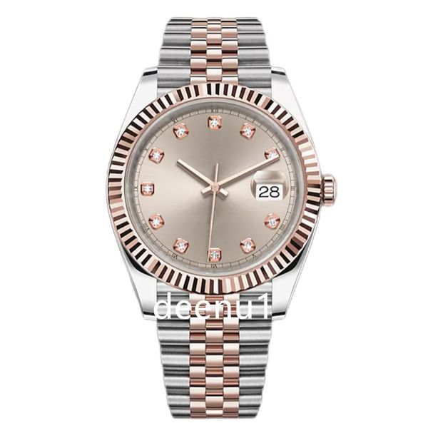 men's watch mechanical 41mm u1 wristwatch rose gold full stainless steel watch sapphire swim designer watches montre de luxe, Slivery;brown
men's watch mechanical 41mm u1 wristwatch rose gold full stainless steel watch sapphire swim designer watches montre de luxe, Slivery;brown