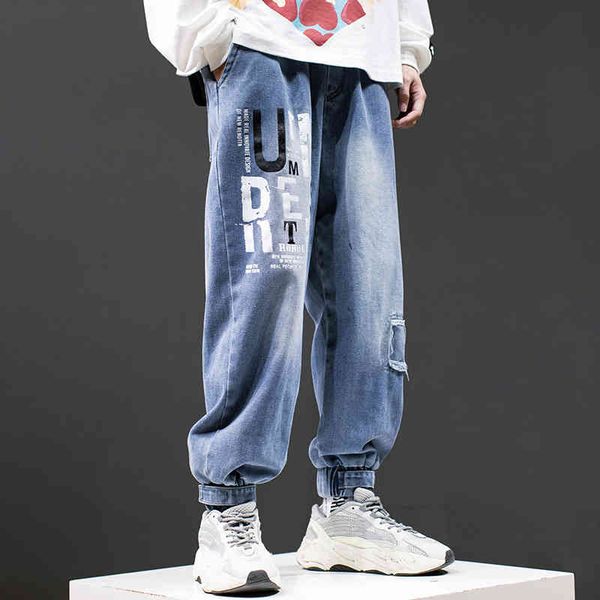 high street patch jeans men's hip hop street ruffian handsome small foot harlan pants autumn loose legged overalls, Blue
high street patch jeans men's hip hop street ruffian handsome small foot harlan pants autumn loose legged overalls, Blue