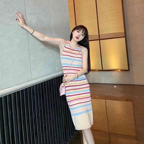 casual dresses french summer small fragrance women's striped sweet vest thin temperament knitted long suspender dress, Black;gray
casual dresses french summer small fragrance women's striped sweet vest thin temperament knitted long suspender dress, Black;gray