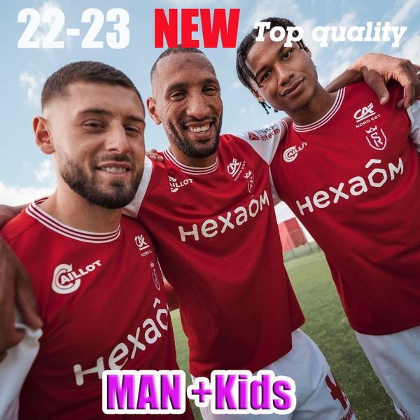 22 23 stade reims soccer jerseys dia home white 2022 2023 maillot de foot el bilal cafaro mbuku zeneli abdelhamid men kit football shirts th, Black;yellow
22 23 stade reims soccer jerseys dia home white 2022 2023 maillot de foot el bilal cafaro mbuku zeneli abdelhamid men kit football shirts th, Black;yellow