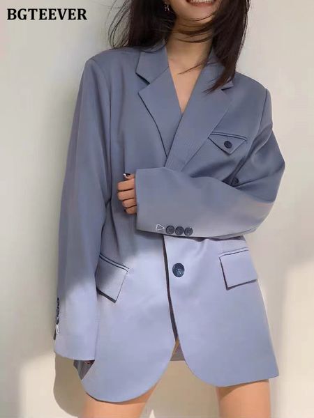 stylish lapel loose female blazer long sleeve single-breasted women jacket 2022 spring ladies outwear, White;black
stylish lapel loose female blazer long sleeve single-breasted women jacket 2022 spring ladies outwear, White;black