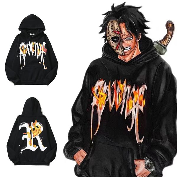 22fw sweatshirt hoodies men women hip hop pullover print hoode loose long sleeve pullovers, Black
22fw sweatshirt hoodies men women hip hop pullover print hoode loose long sleeve pullovers, Black