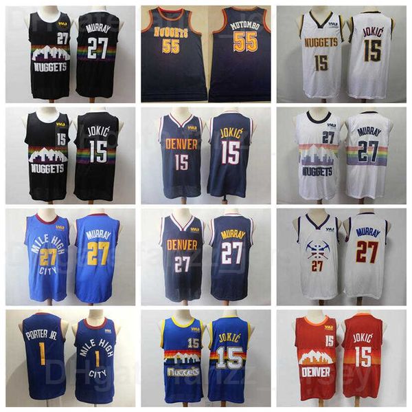 men basketball jamal murray jersey 27 dikembe mutombo 55 michael porter jr 1 nikola 15 for sport fans breathable black purple white red navy, Black;red
men basketball jamal murray jersey 27 dikembe mutombo 55 michael porter jr 1 nikola 15 for sport fans breathable black purple white red navy, Black;red