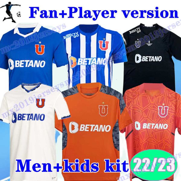22 23 player version universidad de chile mens soccer jerseys fernandes vargas palacios moya home away 3rd training football men kids kit, Black;yellow
22 23 player version universidad de chile mens soccer jerseys fernandes vargas palacios moya home away 3rd training football men kids kit, Black;yellow