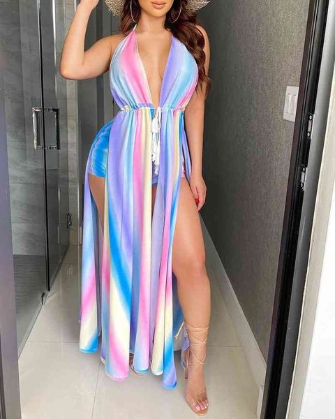 casual dresses 2022 women's gradient deep v suspender neck high split two piece dress wmwt, Black;gray
casual dresses 2022 women's gradient deep v suspender neck high split two piece dress wmwt, Black;gray