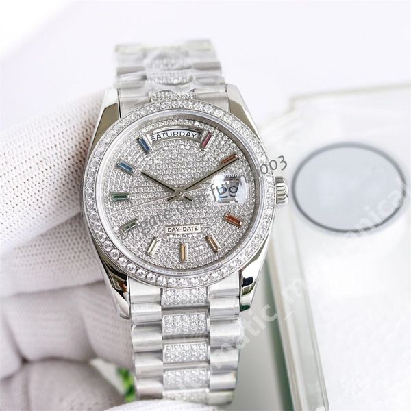 mens watch silver 36mm diamond iced out automatic mechanical womens full stainless steel strap daydate men wristwatch, Slivery;brown
mens watch silver 36mm diamond iced out automatic mechanical womens full stainless steel strap daydate men wristwatch, Slivery;brown