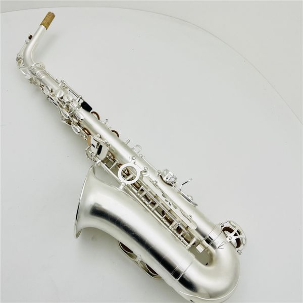 saxophone real pictures r54 alto saxphone eb tune tenor sax sliver plated professional musical instrument with case
saxophone real pictures r54 alto saxphone eb tune tenor sax sliver plated professional musical instrument with case