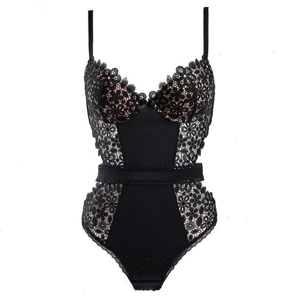 bodysuit for shaper women lingerie embroidery lace hollow out back padded cup underwired one-piece underwear sleeveless, Black;white
bodysuit for shaper women lingerie embroidery lace hollow out back padded cup underwired one-piece underwear sleeveless, Black;white
