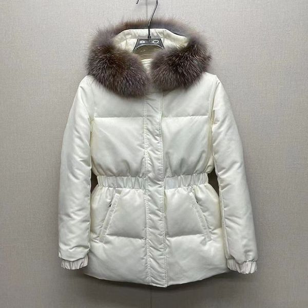 2022 women's fashion jacket hooded casual waist retraction down puffer warm fox collar slim fit short parkas female coat winter outerwe, Black
2022 women's fashion jacket hooded casual waist retraction down puffer warm fox collar slim fit short parkas female coat winter outerwe, Black