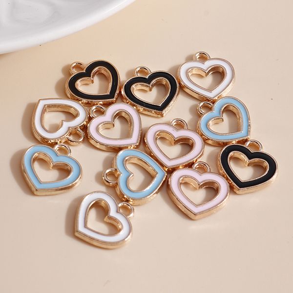10pcs 13*13mm romantic enamel love heart charms for necklaces pendants earrings diy colorful mini charms jewelry finding making, Bronze;silver
10pcs 13*13mm romantic enamel love heart charms for necklaces pendants earrings diy colorful mini charms jewelry finding making, Bronze;silver