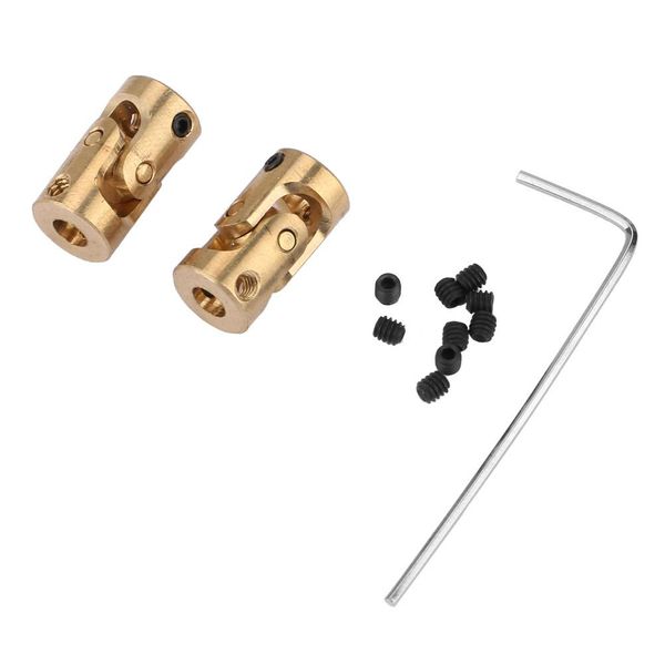 2pcs shaft coupling motor connector diy steering brass universal joint 3x3mm
2pcs shaft coupling motor connector diy steering brass universal joint 3x3mm