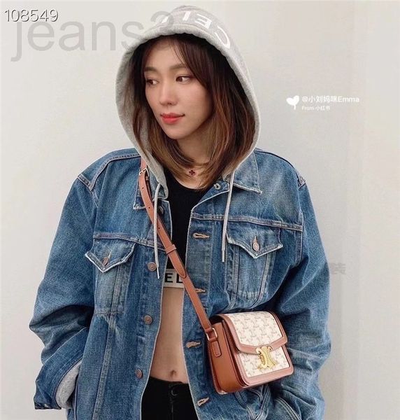 women's jackets designer star's same style ce home fake two-piece denim early spring 2022 new made old washed jacket hooded g85q, Black;brown
women's jackets designer star's same style ce home fake two-piece denim early spring 2022 new made old washed jacket hooded g85q, Black;brown