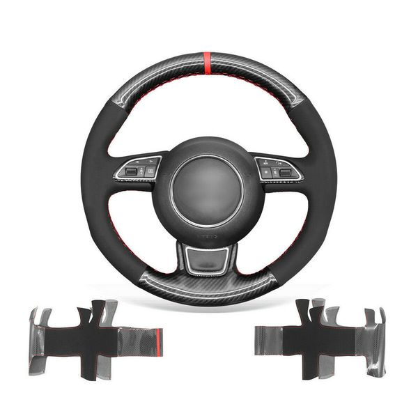 smooth carbon fiber pu leather car steering wheel cover for audi a1 a3 a5 a7 s8
smooth carbon fiber pu leather car steering wheel cover for audi a1 a3 a5 a7 s8