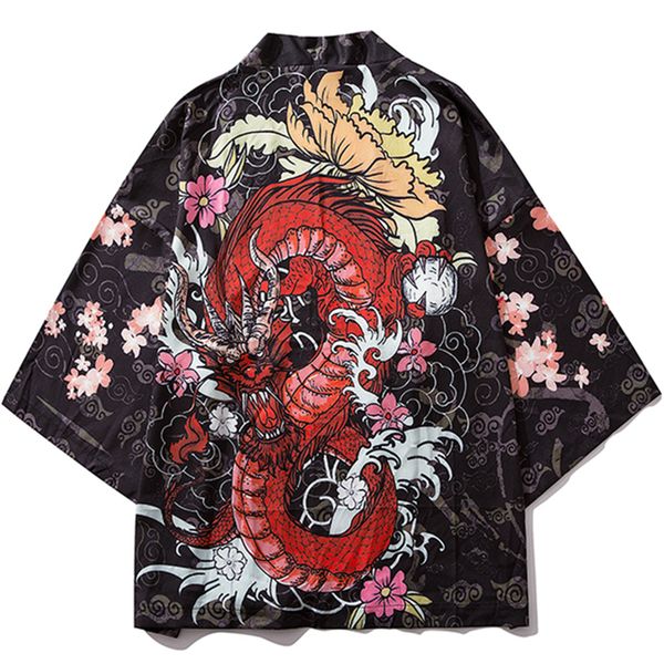 japanese style traditional kimono chinese dragon japan cosplay clothing men women loose casual sunscreen yukata cardigans haori, Red
japanese style traditional kimono chinese dragon japan cosplay clothing men women loose casual sunscreen yukata cardigans haori, Red