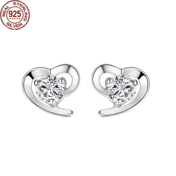 s925 sterling silver love earrings charms women's zircon inlaid korean version simple and versatile heart-shaped jewelry christmas gift, Golden
s925 sterling silver love earrings charms women's zircon inlaid korean version simple and versatile heart-shaped jewelry christmas gift, Golden