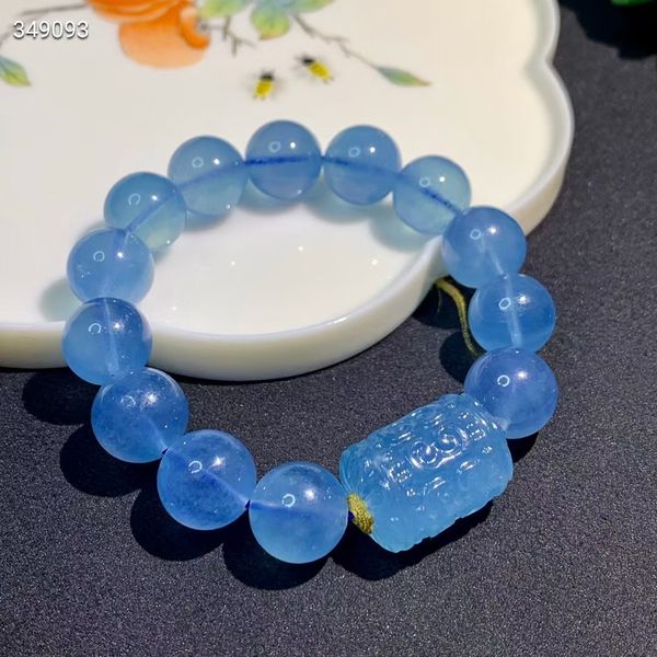 natural blue aquamarine women carved clear barrel beads bracelet 13.7mm aquamarine pendant barrel carved bead stretch aaaaaa, Silver
natural blue aquamarine women carved clear barrel beads bracelet 13.7mm aquamarine pendant barrel carved bead stretch aaaaaa, Silver