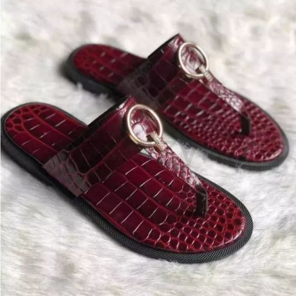sandals designer men's pu pressed pattern clip toe metal buckle decorative flat bottom fashionable one line slippers sx086, Black
sandals designer men's pu pressed pattern clip toe metal buckle decorative flat bottom fashionable one line slippers sx086, Black