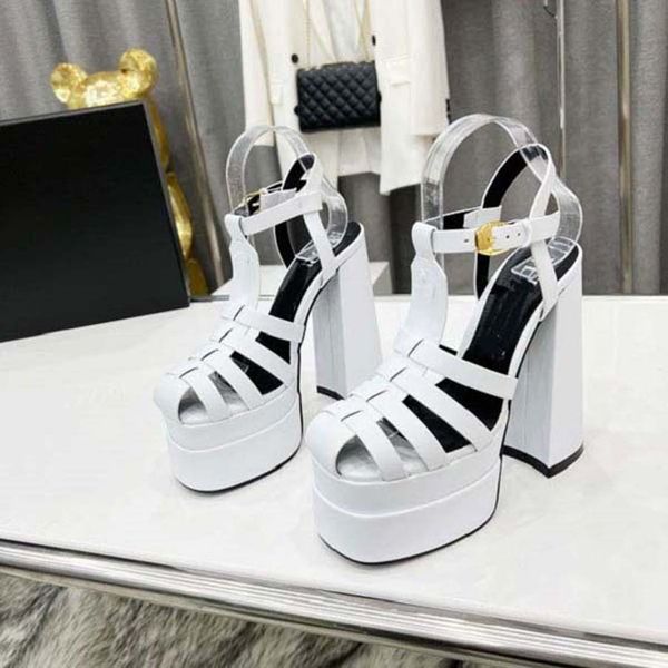 2022 spring ultra high heels shoes waterproof platform roman sandals hate sky high runway show large size european and american foreign trad, Black
2022 spring ultra high heels shoes waterproof platform roman sandals hate sky high runway show large size european and american foreign trad, Black