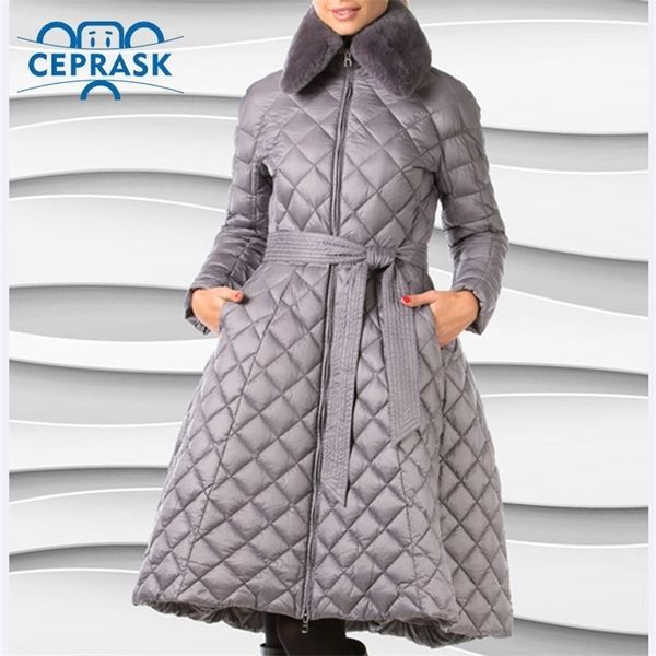 ceprask women's winter coats plus size long female jacket slim belt fashion warm parka camperas casaco lj201127, Black
ceprask women's winter coats plus size long female jacket slim belt fashion warm parka camperas casaco lj201127, Black