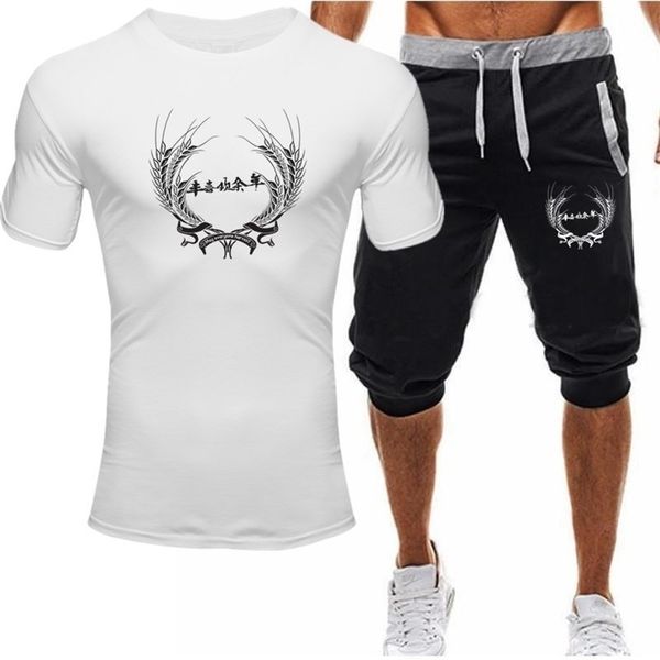 mens tracksuit summer mens suit tshirt shorts 2piece casual sportswear oneck printed sportswear men tracksuits husband t200604, Gray
mens tracksuit summer mens suit tshirt shorts 2piece casual sportswear oneck printed sportswear men tracksuits husband t200604, Gray