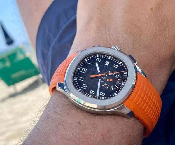 luxury men's watch 5164r-001 20 color rubber strap automatic mechanical orange sports women watches, Slivery;brown
luxury men's watch 5164r-001 20 color rubber strap automatic mechanical orange sports women watches, Slivery;brown