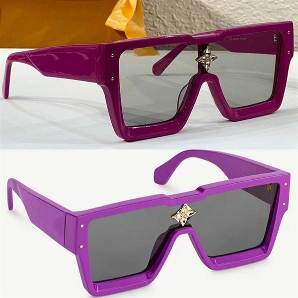 womens mens cyclone sunglasses z1641e designer fashion pink purple frame simple classic crystal decorative lenses luxury brand gla323k, White;black
womens mens cyclone sunglasses z1641e designer fashion pink purple frame simple classic crystal decorative lenses luxury brand gla323k, White;black