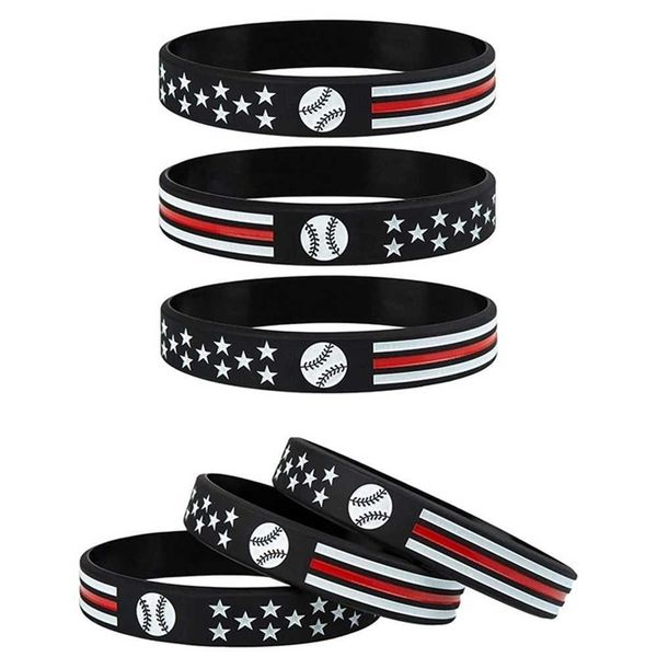black color us flag stripes star baseball basketball print rubber bracelet sports silicone wristband baller bands team sport cuff wristband, Red;brown
black color us flag stripes star baseball basketball print rubber bracelet sports silicone wristband baller bands team sport cuff wristband, Red;brown