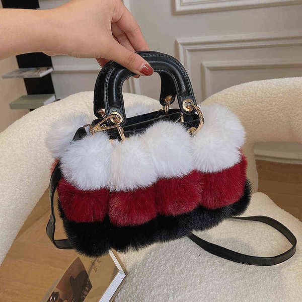 soft fur women tote handbags winter luxury designer female evening bags hair ball ladies shoulder crossbody bolsos mujer 220514
soft fur women tote handbags winter luxury designer female evening bags hair ball ladies shoulder crossbody bolsos mujer 220514