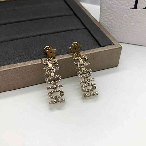 full diamond letters long star earrings women's high sense earrings us design jewelry, Golden
full diamond letters long star earrings women's high sense earrings us design jewelry, Golden