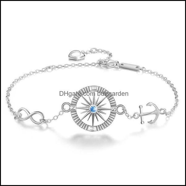 bangle stylever real 925 sterling sier birthstone set rudder shape bracelets for women birthsday gift fashion jewelry drop bdegarden dhsvr, Black
bangle stylever real 925 sterling sier birthstone set rudder shape bracelets for women birthsday gift fashion jewelry drop bdegarden dhsvr, Black